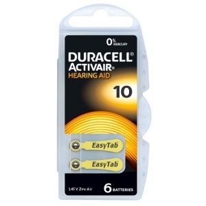 Батарейки Duracell Activair 10, блистер - 6 шт. (арт. 0202011) Батарейки Duracell Activair 10, блистер - 6 шт. (арт. 0202011)