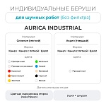 Индивидуальные беруши для шумных работ (без фильтра) Aurica Industrial – 20 дБ